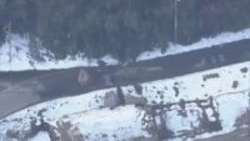 島根・鳥取最大震度5強の地震　伯耆町の県道に落石…道路をふさぐ　松江市東出雲町で亀裂や沈下