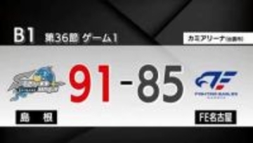 【Bリーグ】島根スサノオマジック　今季最終節のFE名古屋戦で逆転勝利ゲーム1を制す