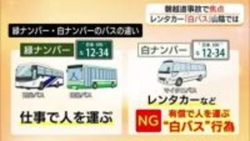 「運転手もお願いできないか」磐越道バス事故で焦点「白バス」問題　山陰でもレンタカー業者に問い合わせ