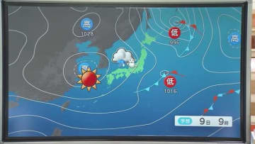 冬型の気圧配置で気温は急降下…鳥取市などで冷たい雨　山陰地方の山地で9日朝にかけ雪や雨の見込み