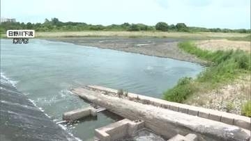 鳥取県西部の日野川で10％の取水制限を実施　少雨続き上流の菅沢ダムの貯水率は40.5％に低下