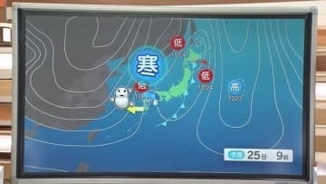 1年で最も昼が短い“冬至”の夕日…23日の穏やかな陽気のあと25日夜はホワイトクリスマスか