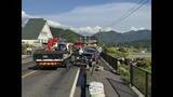 「【続報】ミキサー車と衝突　乗用車運転の男性が意識不明の重体　鳥取・八頭町の国道29号」の画像1
