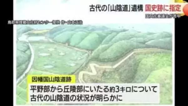 飛鳥時代から奈良時代の“ハイウェイ”「因幡国山陰道跡」国の史跡に　当時の最新工法で整備（鳥取）