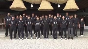 島根スサノオマジックが出雲大社で必勝祈願「Bプレミア」開幕まで1か月…スサノオノミコトに必勝の誓い