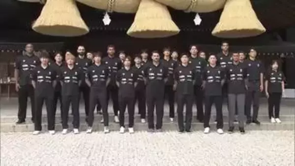島根スサノオマジックが出雲大社で必勝祈願「Bプレミア」開幕まで1か月…スサノオノミコトに必勝の誓い