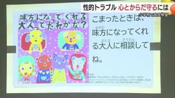 性的トラブル回避へ小学校で安全教室　他人との「境界線」や「プライベートパーツ」の大切さ学ぶ