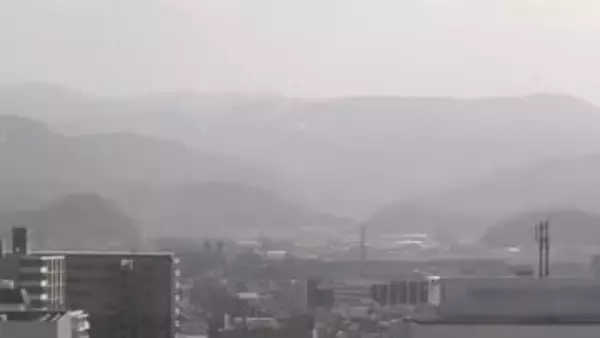 天皇誕生日2月23日は晴天も鳥取で「黄砂」観測…花粉や空気乾燥による火災など“春の3K”に注意