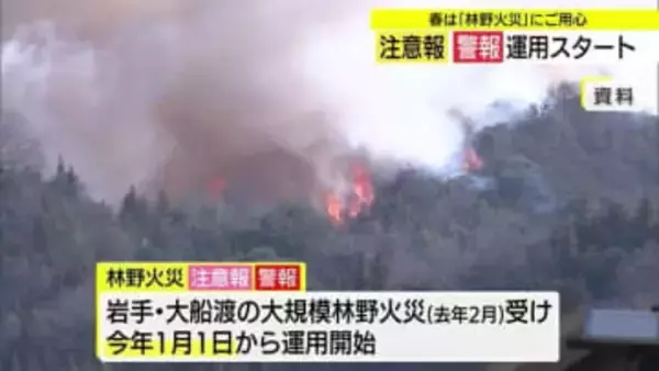 乾燥と強風で火災リスク上昇　2026年から林野火災「注意報」と「警報」運用開始　違反には罰則も