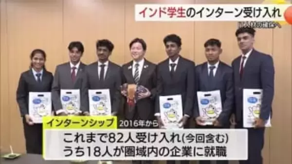 IT人材確保へインド学生のインターンシップ生受け入れ　松江・米子のIT関連企業でノウハウ学ぶ