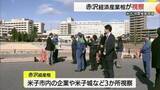 「「国として総力あげて支援」赤沢経産相が地震で被害に遭った現場視察　米子城など被害状況を確認（鳥取）」の画像1