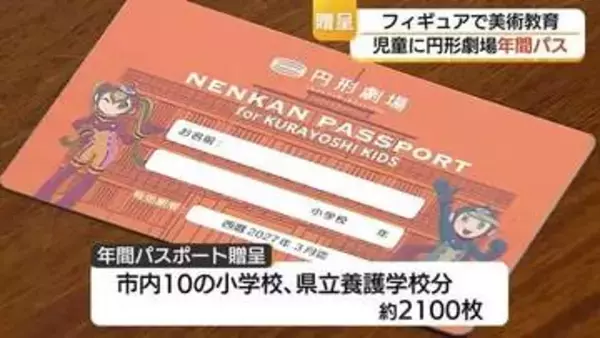 地元でアートに触れて感性を豊かに…「円形劇場」が小学生に年間パス贈る（鳥取・倉吉市）