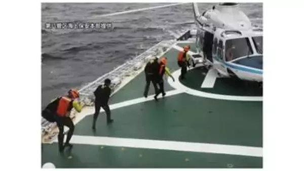 【続報】島根県沖の日本海で船沈没…北朝鮮籍の男性3人救助も1人心肺停止　曳航していた貨物船に引き渡し