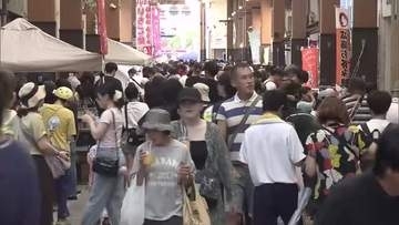 大規模火災からの復興願い…出雲市「サンロードなかまち」で土曜夜市　にぎわいに「元気をもらう」（島根）