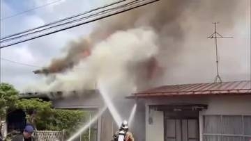 出雲市の住宅で火事　午前11時前にほぼ消し止められる（島根）