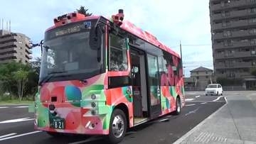 自動運転バス　路線バスとしての実用化は中国地方初 　福山市で本格運行