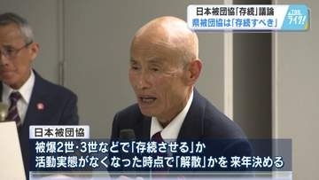 日本被団協、組織を存続か解散か…　県被団協は被爆２世・３世で存続へ「声を届ける組織を残さないと」広島