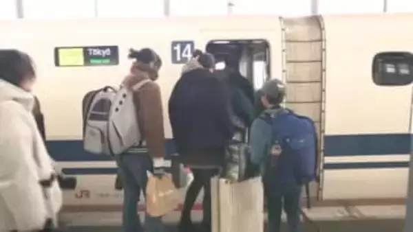 広島駅でもUターンラッシュ　山陽道は雪の影響の渋滞がやっと解消【午後4時現在】