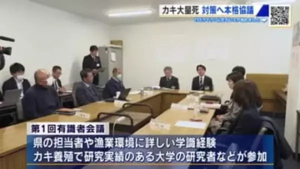 カキ大量死問題　養殖研究者など参加の有識者会議始まる「現状の中で どのような対策を打つか検討」広島県