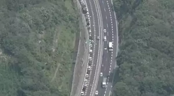 【交通情報】山陽自動車道上り線　三原久井～尾道ＩＣ間通行止めは午後３時過ぎ解除　複数台の車パンクか
