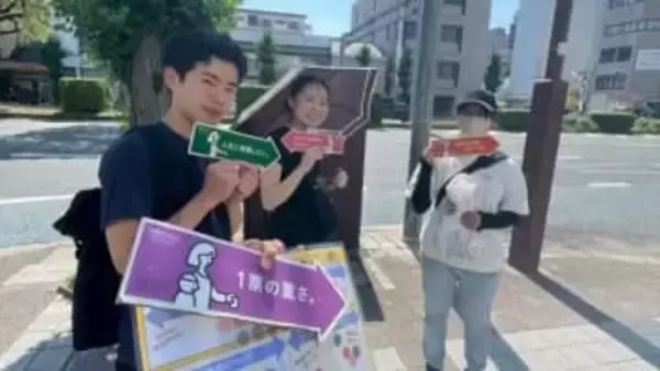 若者の投票率向上へ　大学生が広島本通で「投票所あっち」プロジェクト