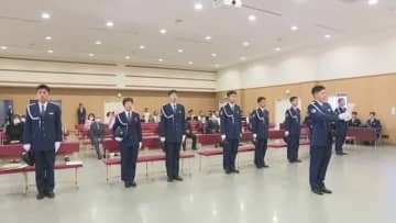 県警察学校で卒業式　９人の新人警察官が１０カ月の訓練終え現場へ　広島