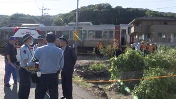 ＪＲ山陽線で列車と人が接触　８０代男性死亡　勝手踏切渡ろうとしたか　三原ー安芸中野間で順次運転再開