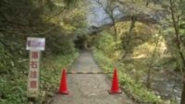 帝釈峡で落石事故　倒れていた50代男性の死亡確認　落石が直撃した可能性　現場は当面通行止め　広島