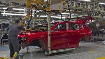 マツダ　国内生産台数が６カ月連続プラスに　新型ＣＸ-５が追い風　アメリカ市場でも好調な販売続く