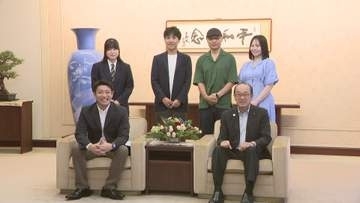 舞台「夕凪の街　桜の国」　出演者らが広島市長を訪問　原爆がテーマで広島の人が演じるヒロシマとは