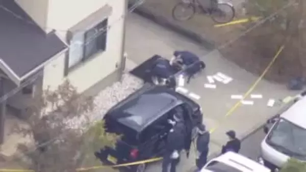 暴力団組員死亡事件から一夜明け　福山市の住宅で朝から現場検証