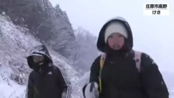 広島県北中心に積雪「こたつから出られないくらい寒かった」　県内多くの地点で今シーズン１番の冷え込み