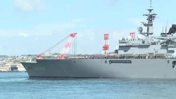 自衛隊 海外で初めての"消火活動"  インドネシア山林火災で国際緊急援助隊 呉基地「くにさき」出港