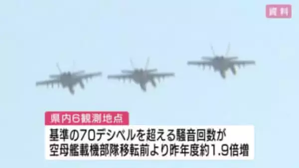 アメリカ軍岩国基地の航空機騒音 「子供たちが怯えて教育活動に支障が出る」 広島県内自治体が対策を協議