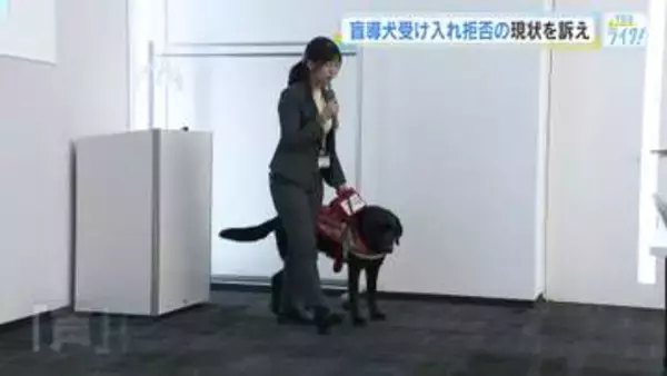 盲導犬　未だに利用者の半数近くが受け入れ拒否に…「盲導犬についての理解を深めて」協会が広島で勉強会