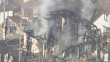 【速報】東広島市の住宅で火事 80代女性と連絡取れず