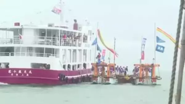 福山市・鞆の浦で「観光鯛網」始まる 伝統漁法再現に約１８０人 福山市 鞆の浦 ２６日