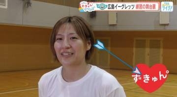 女子バスケットボール「広島イーグレッツ」始動　上長美菜選手の初々しいリアクションに『ずきゅん』！