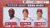 「オールスターゲーム　カープからハーン投手、岡本投手、坂倉選手の３人「龍馬さんにネックレスの値段聞く」」の画像1