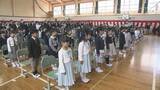 「楽しみは「体育館でドッジボール」令和生まれの1年生…小学校で入学式　福島」の画像1