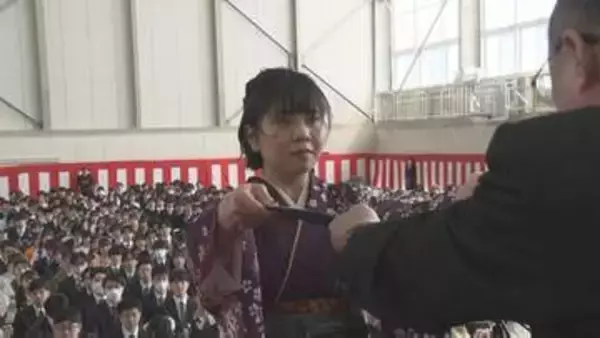 「県内就職率は35％　福島大学で卒業式、約1000人が旅立ち　福島」の画像