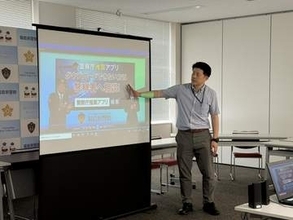夢グループ・石田社長と保科さんがアプリダウンロード呼びかけ　福島県警の新CM放映開始