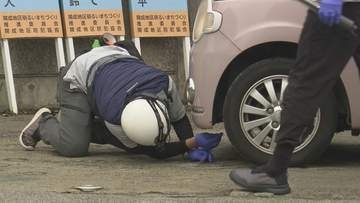 車の下敷きに…30代男性と軽自動車衝突、男性死亡　未明に事故　福島・郡山市