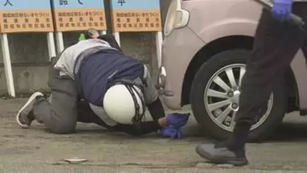 車の下敷きに…30代男性と軽自動車衝突、男性死亡　未明に事故　福島・郡山市