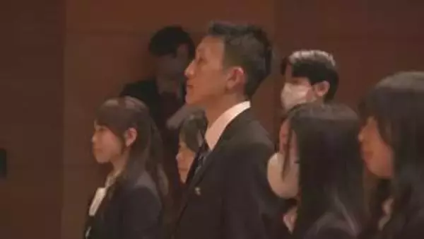 「男子1期生というプレッシャーも…」桜の聖母短大が男女共学化　初の入学式　福島