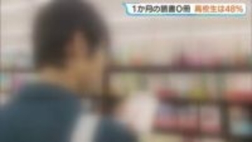 「1か月に1冊も本読まない」高校生で48％　小中学生も読書量減少　福島