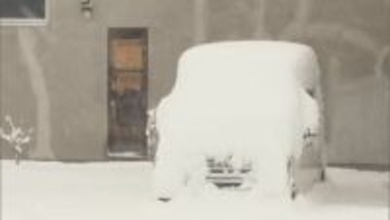 只見54センチ、檜枝岐53センチの積雪「水を含んでいて重い」雪かきも一苦労　福島