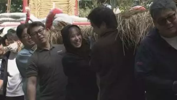 「感謝伝えるパフォーマンスを」東北絆まつりに向け“大わらじ”降ろし　5月に盛岡市で開催　福島