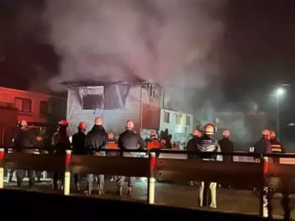 「建物が燃えている」全焼した住宅は空き家　けが人なし　福島・いわき市