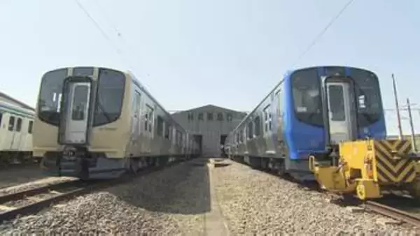 プレシャスブルーにデザートベージュ…なんと9色！阿武隈急行にピカピカの新車両　福島